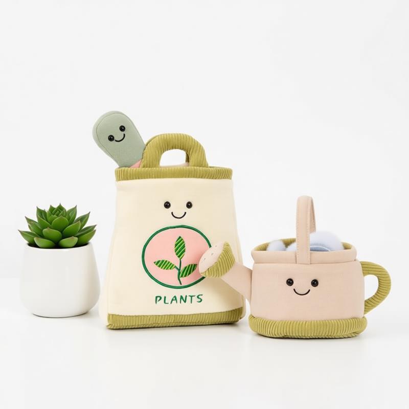 Plant Parent - Cut Gardening Plush Toy Plant Bag