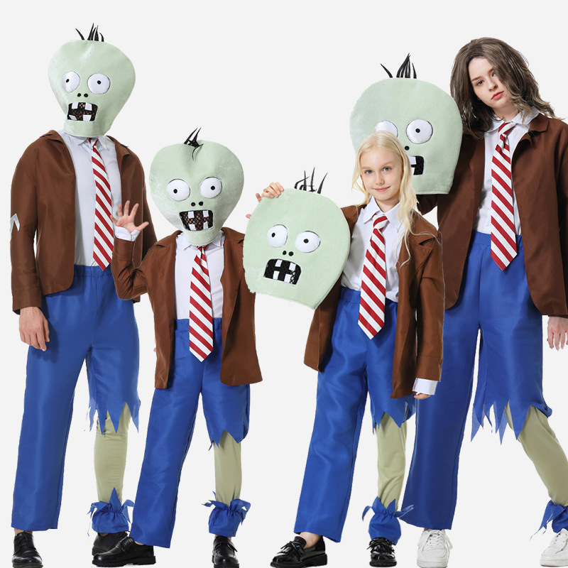 Plant Parent Vs Planta - Parent-Child Matching Halloween Plant VS Zombie