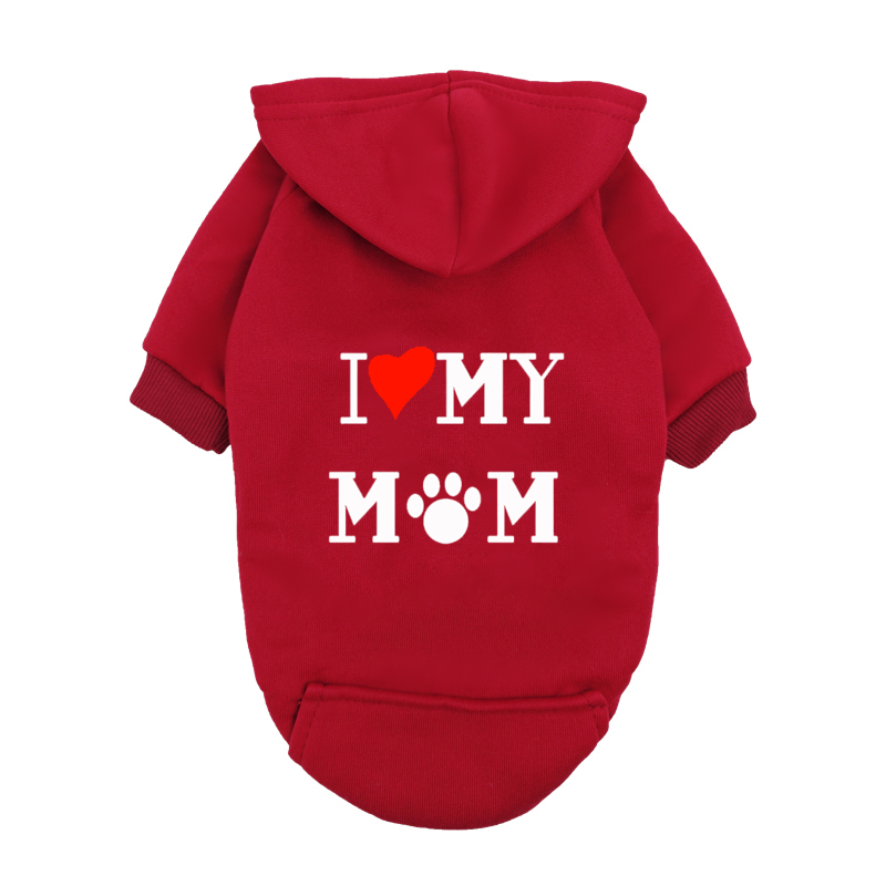 I Love My Mom Dog Hoodie - Cut - Plant Parent Hoodie review and price