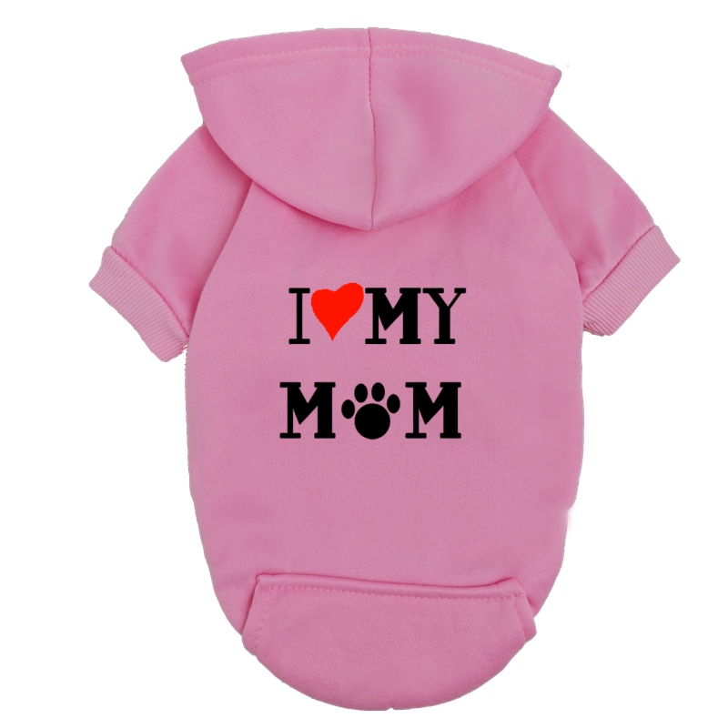 I Love My Mom Dog Hoodie - Cut - Plant Parent Hoodie review and price