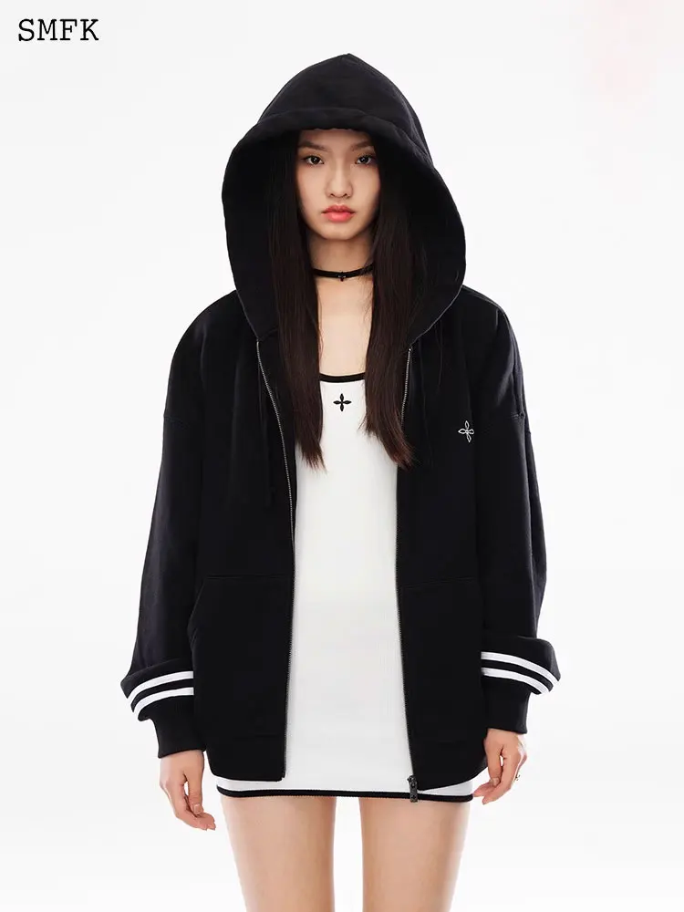 SMFK Night Flower Campus Hoodi - Plant Parent Hoodie review and price