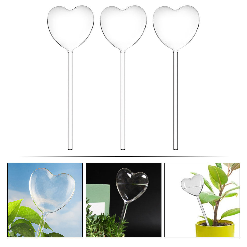3Pcs Heart Shaped Glass Self W - Plant Parent review and price