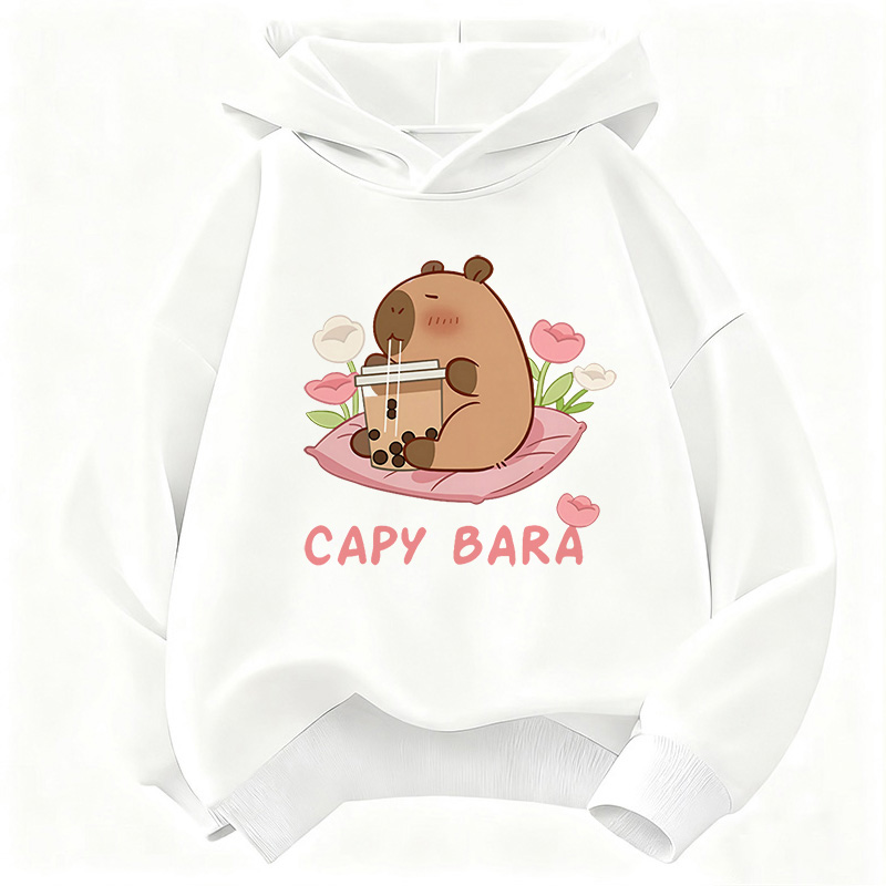 Kawaii Capybara Drinking Juice - Plant Parent Hoodie review and price