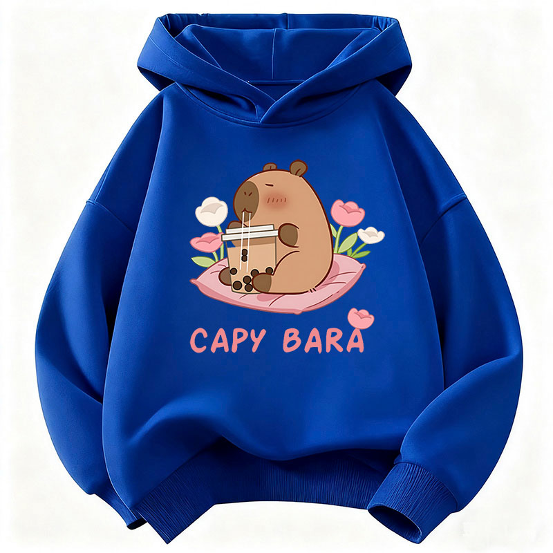 Kawaii Capybara Drinking Juice - Plant Parent Hoodie review and price