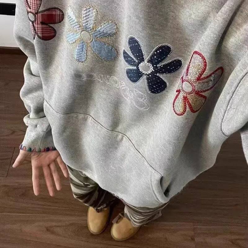 Street Small Flower Embroidery - Plant Parent Hoodie review and price