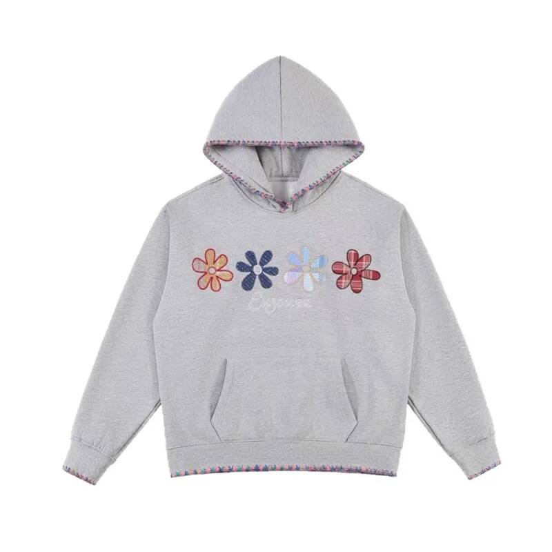 Street Small Flower Embroidery - Plant Parent Hoodie review and price