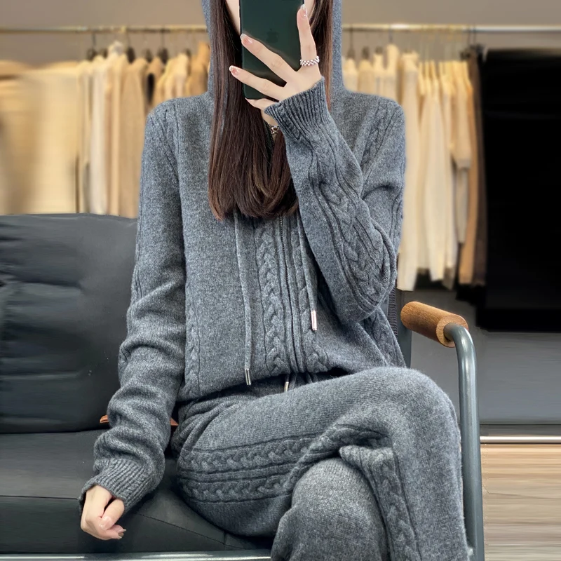 Women's Pure Cashmere Hooded C - Plant Parent Hoodie review and price