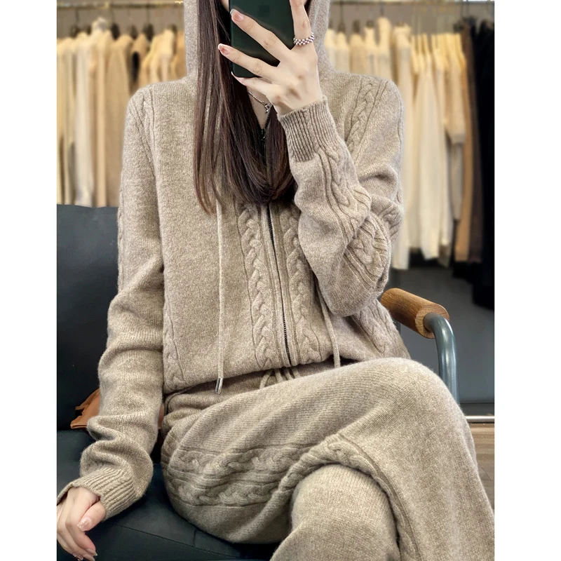 Women's Pure Cashmere Hooded C - Plant Parent Hoodie review and price